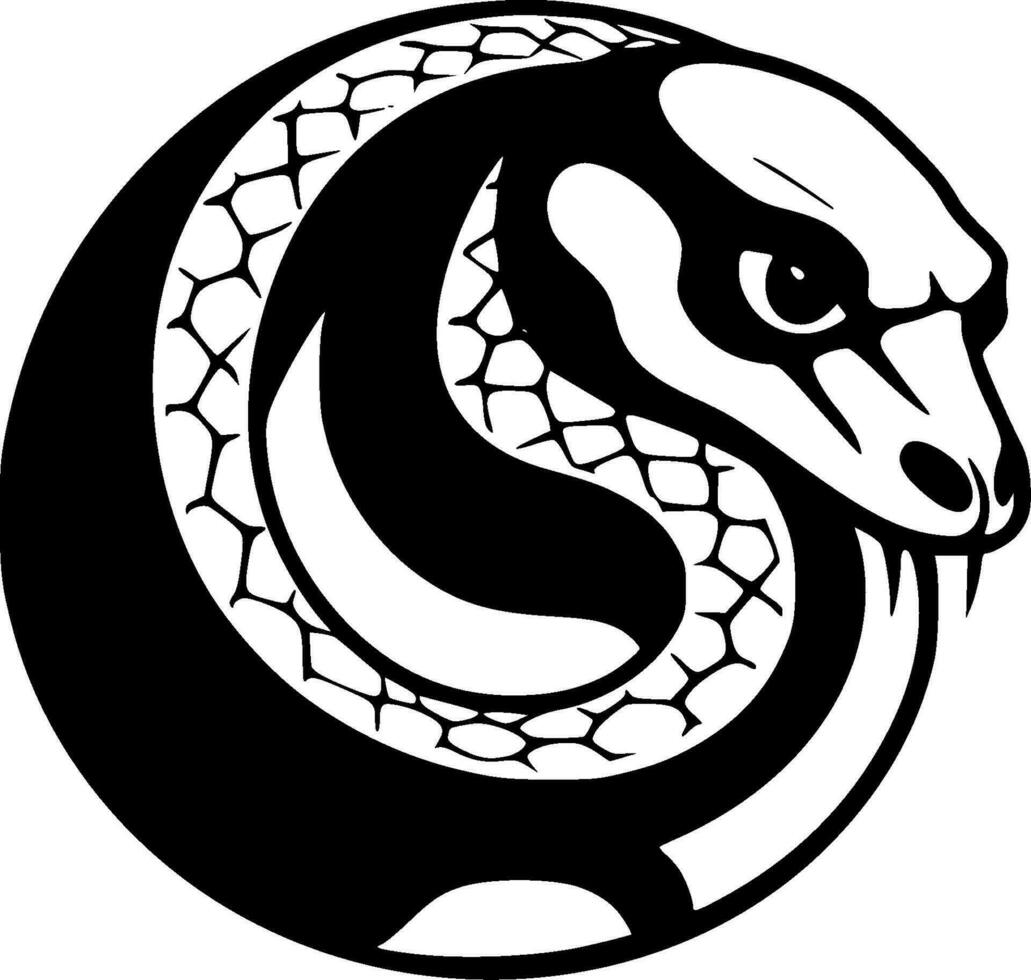 Snake - High Quality Vector Logo - Vector illustration ideal for T-shirt graphic