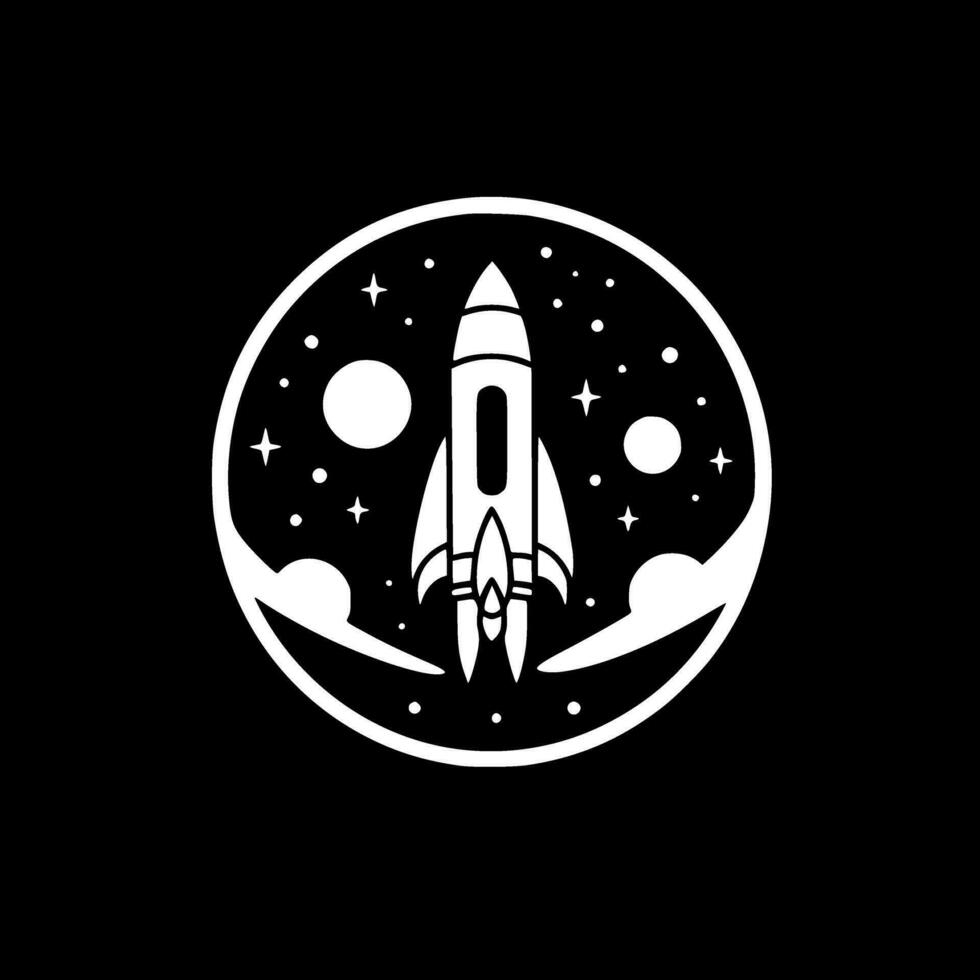 Space - High Quality Vector Logo - Vector illustration ideal for T-shirt graphic