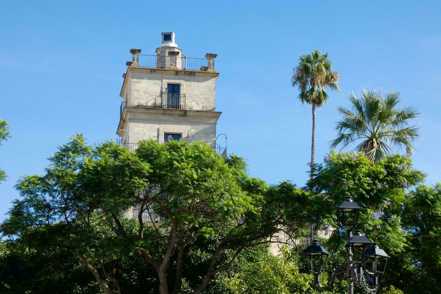 Jerez de la Frontera, a small and beautiful city very close to the city of Cadiz in the region of Andalusia in the south of Spain. photo