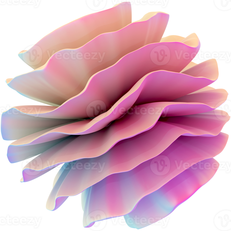 Abstract Pink Pearl Y2K Shape png