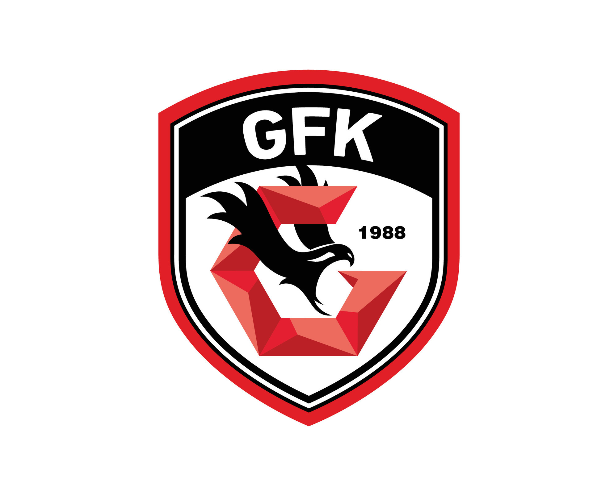 Gaziantep FK Club Logo Symbol Turkey League Football Abstract Design 