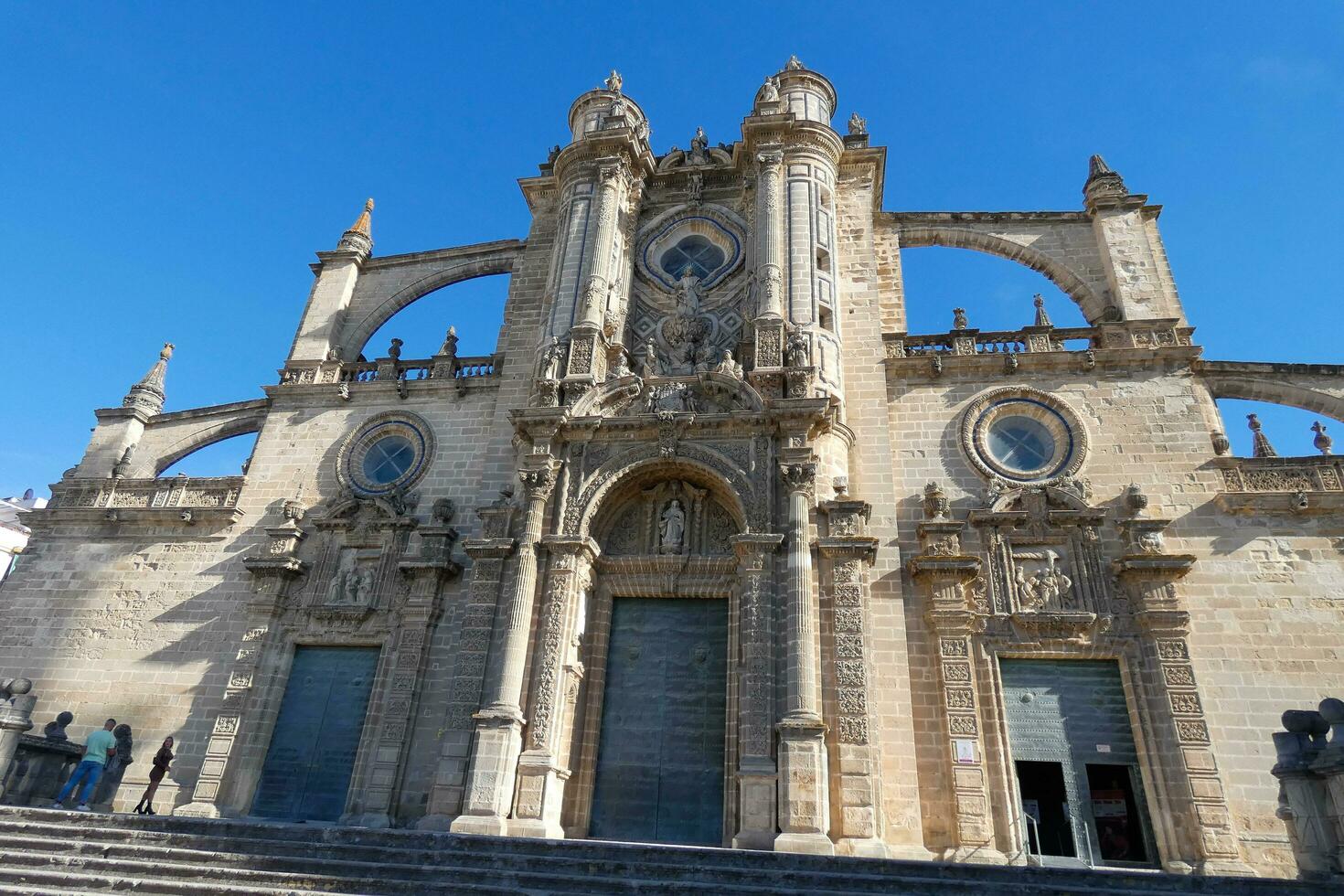 jerez Delaware la frontera, un pequeño y hermosa ciudad muy cerca a el ciudad de cadiz en el región de Andalucía en el sur de España. foto