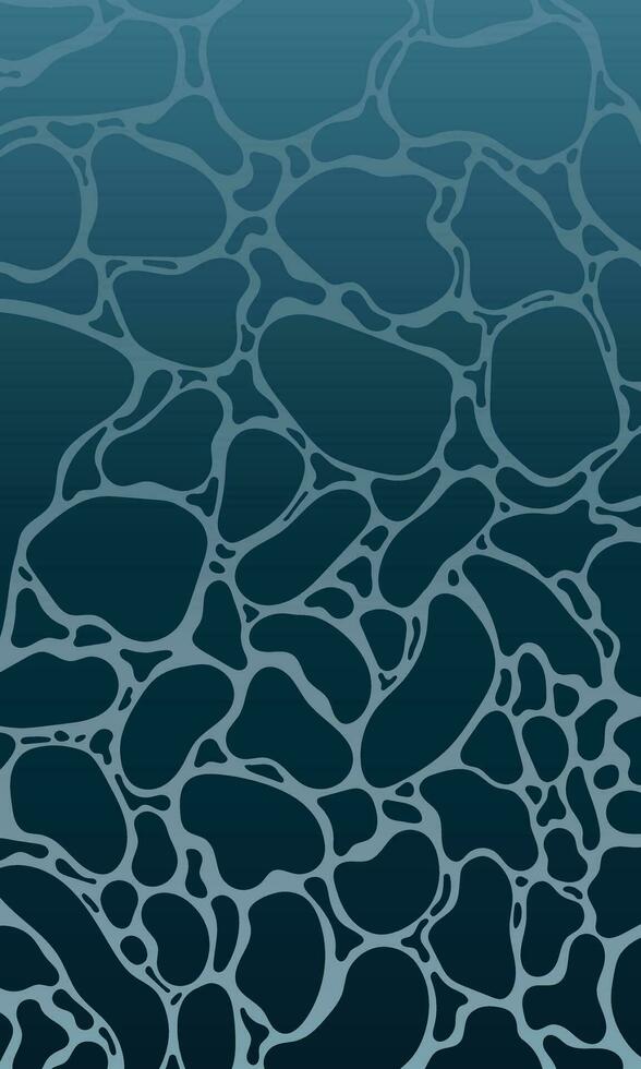 Sea water surface gradient wallpaper. Summer vertical background vector