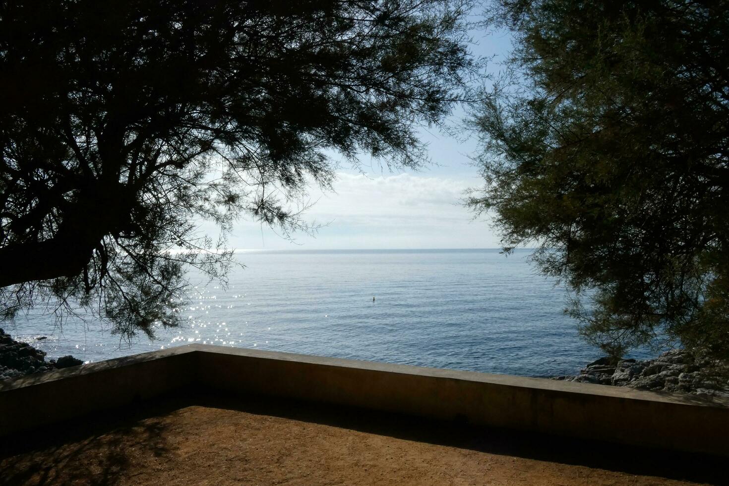 camino de ronda en la costa brava catalana, s'agaro, españa foto