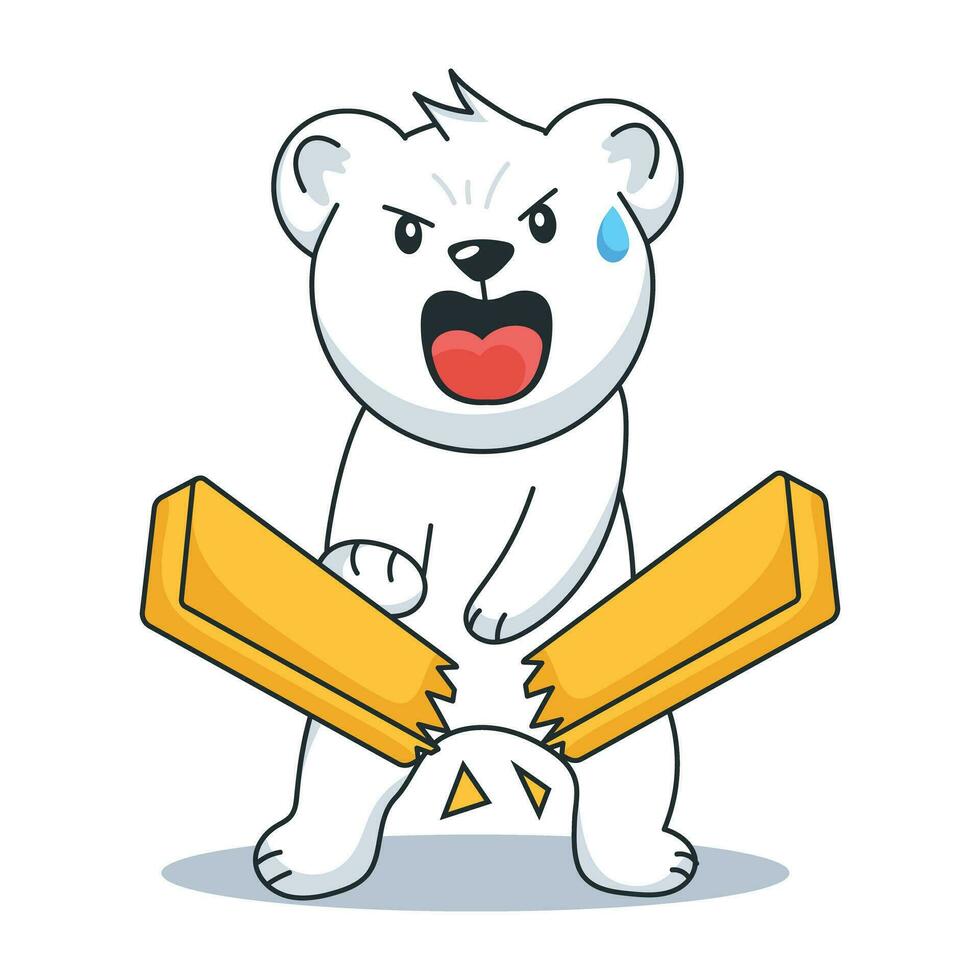 Trendy Karate Chop 30767274 Vector Art at Vecteezy