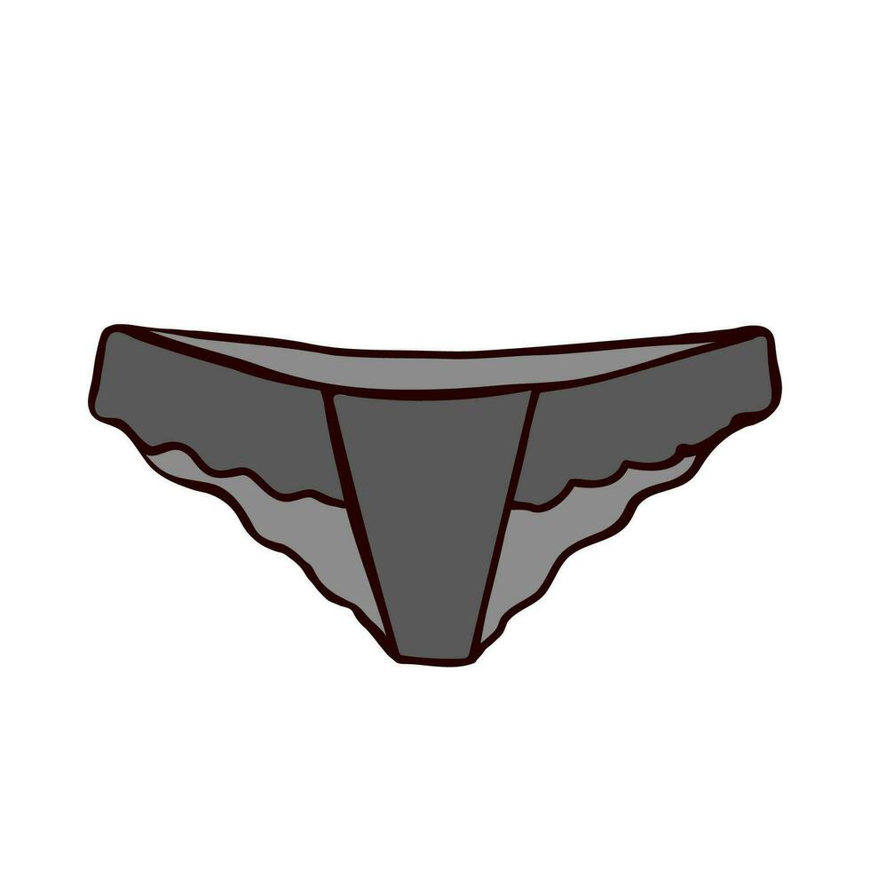 Set of panties, underwear for women. Fashion collection with various types  of underclothing. String, thong, tanga, bikini. isolated cartoon vector  illustrations with lingerie on white background. 35773409 Vector Art at  Vecteezy