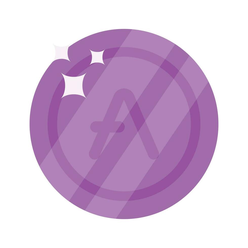 Well designed icon of Aave coin, cryptocurrency coin vector design