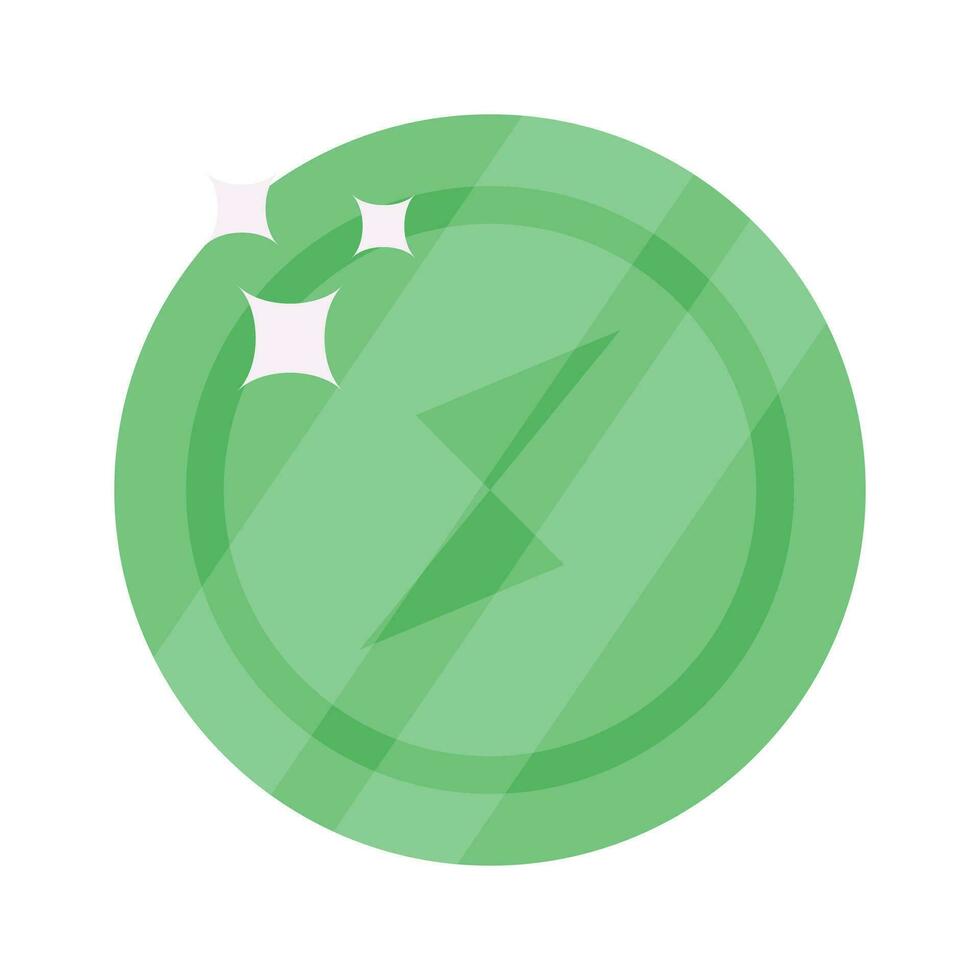 Well designed icon of Thorchain coin, cryptocurrency coin vector design