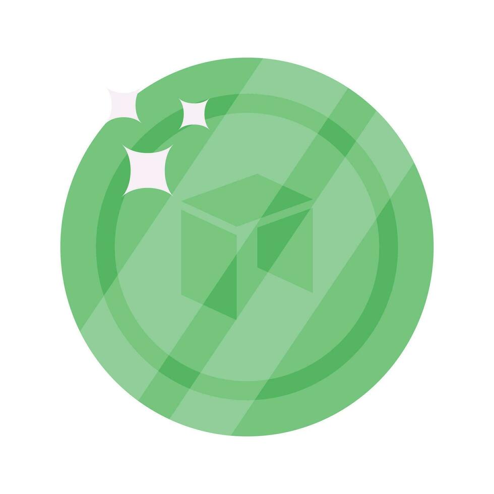 Well designed icon of Neo coin, cryptocurrency coin vector design