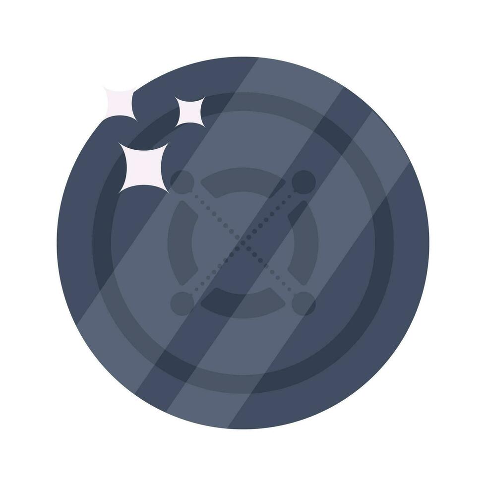 Well designed icon of Elrond coin, cryptocurrency coin vector design