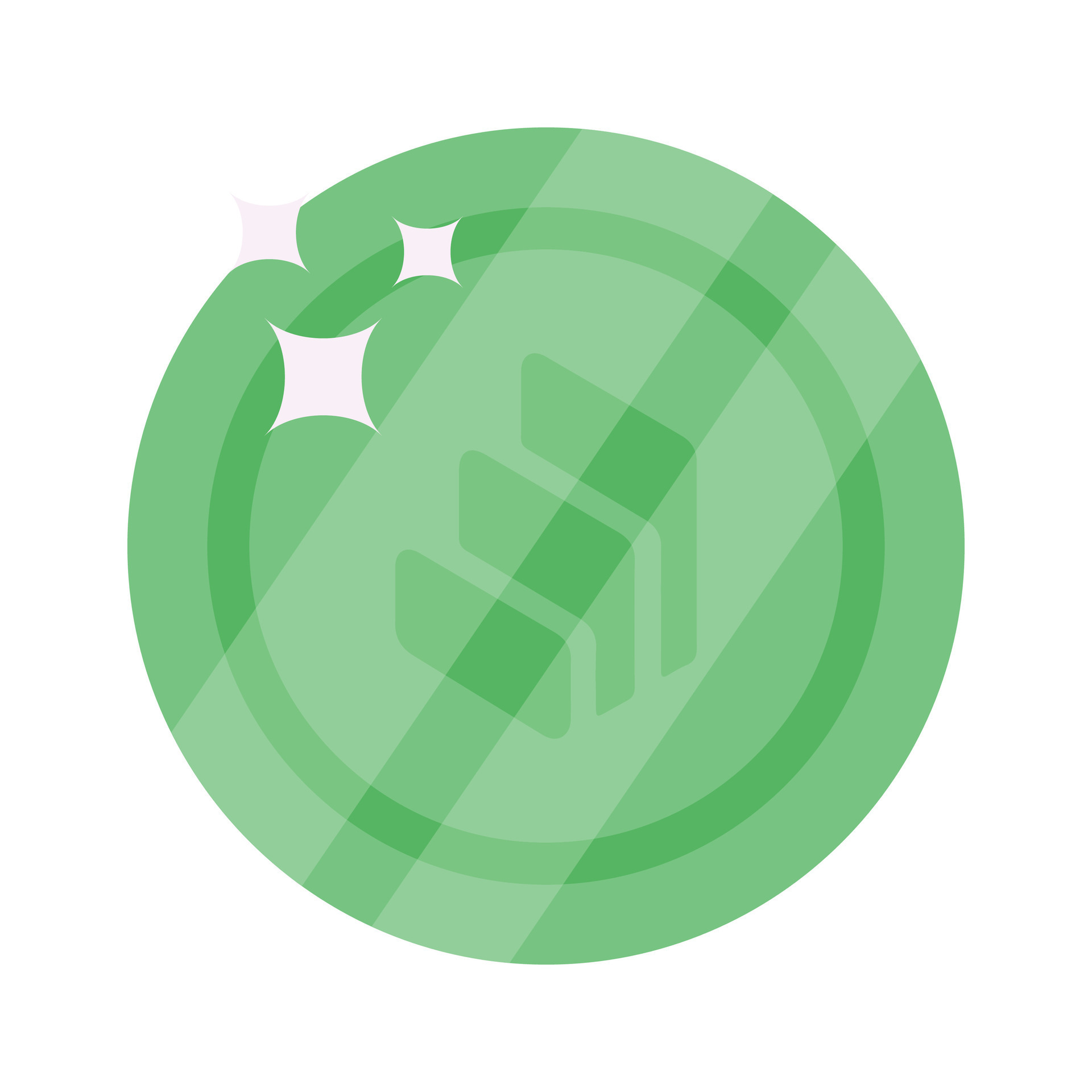 Well designed icon of Compound coin, cryptocurrency coin vector design