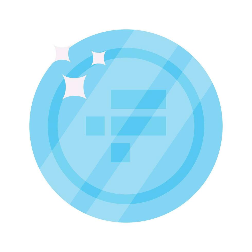 Well designed icon of FTX coin, cryptocurrency coin vector design
