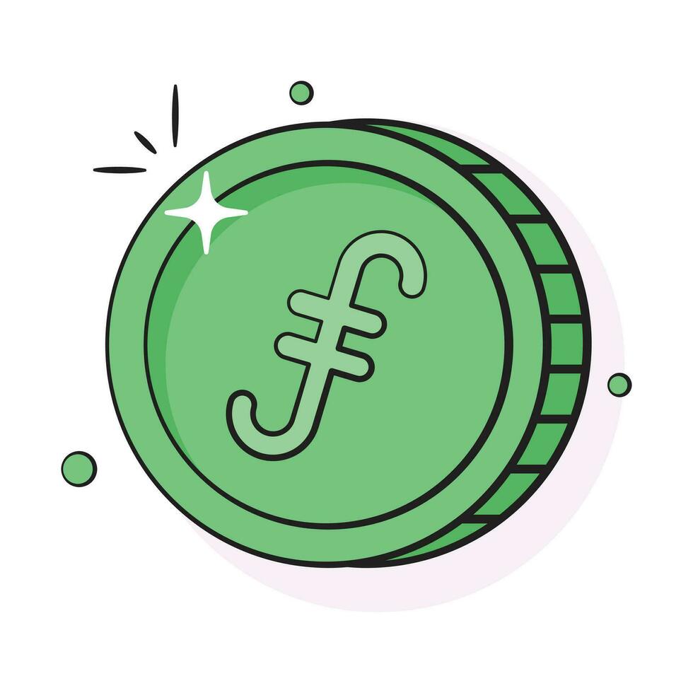 Well designed icon of ethereum coin, cryptocurrency coin vector design