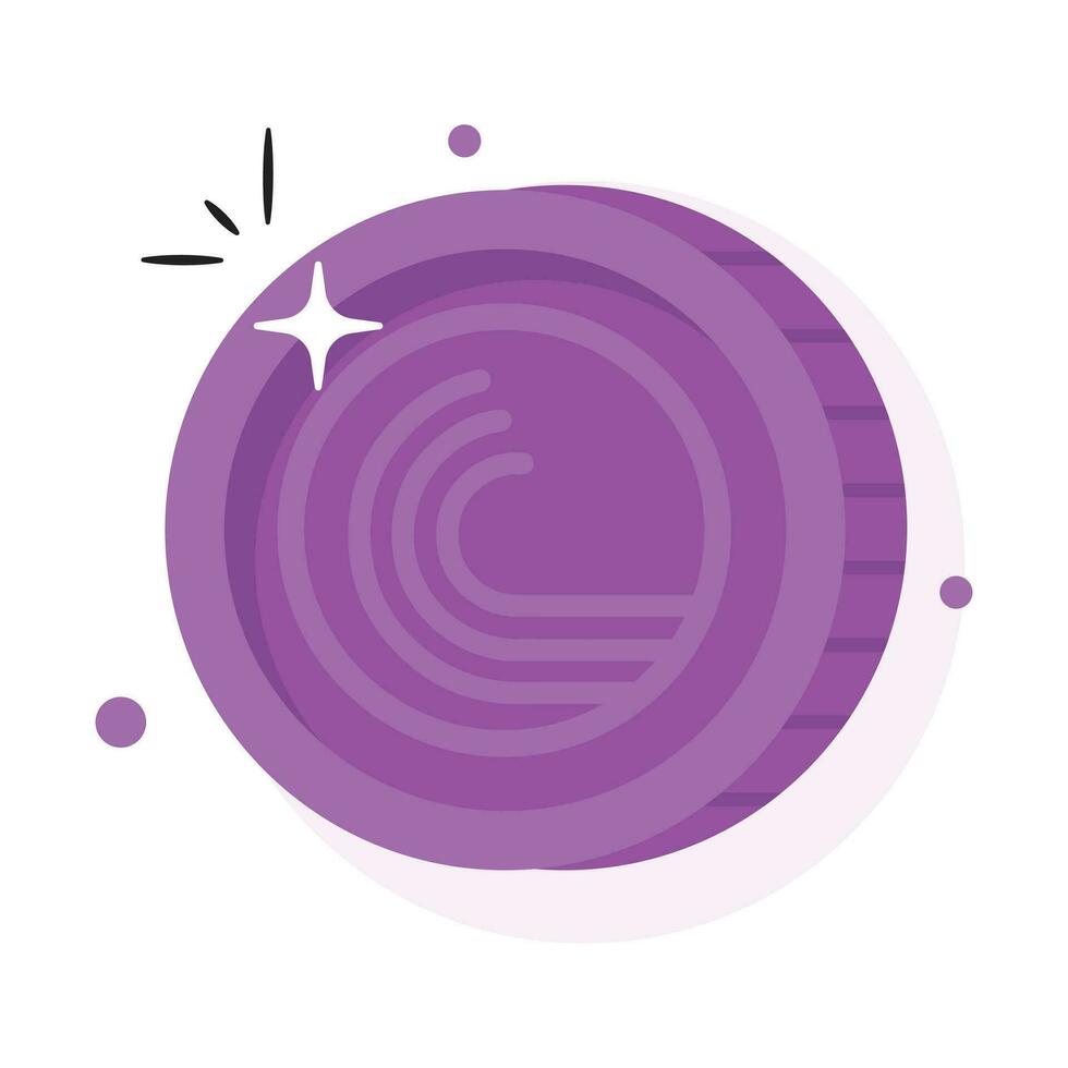 Well designed icon of BitTorrent coin, cryptocurrency coin vector design