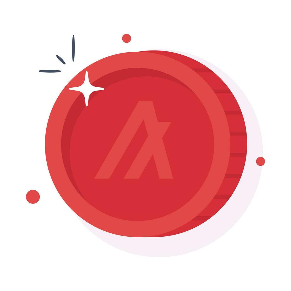 Well designed icon of Algorand coin, cryptocurrency coin vector design