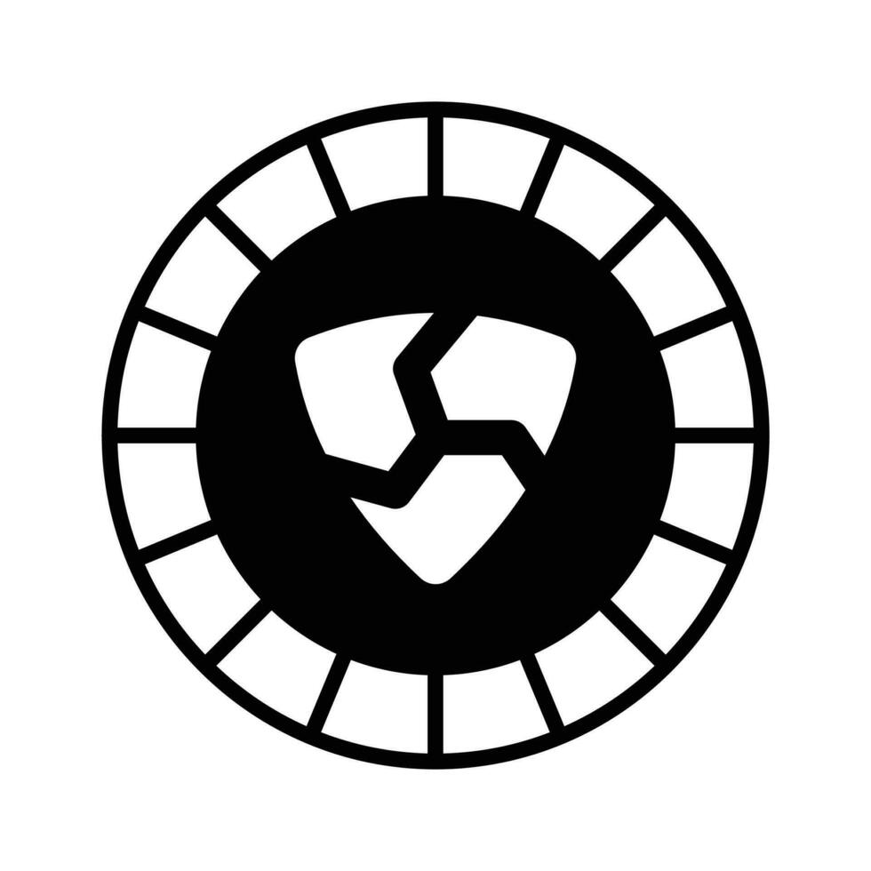 Well designed icon of Nem coin, cryptocurrency coin vector design