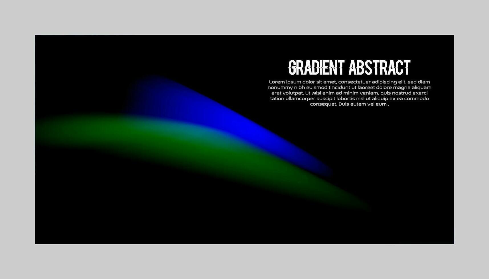 Abstract color gradient modern blurred background and film grain texture template with an elegant vector
