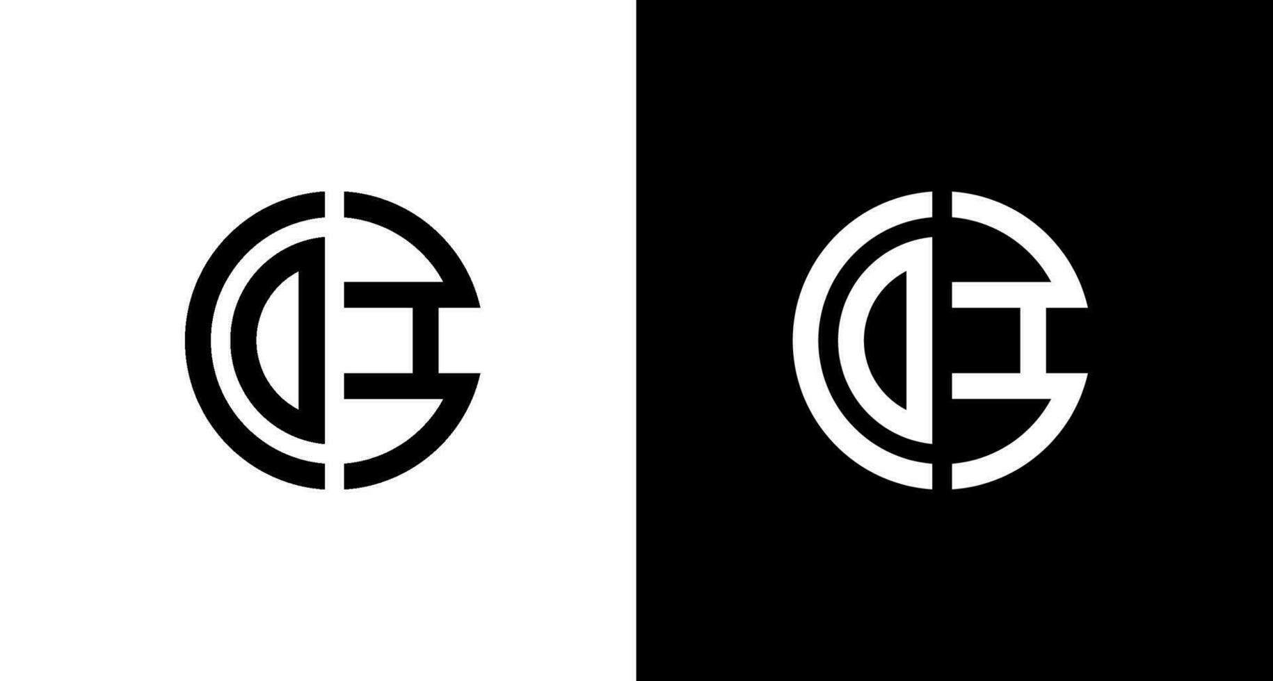 Letter E logo monogram design. This would be suitable for any company or brand name starting with its initials. vector