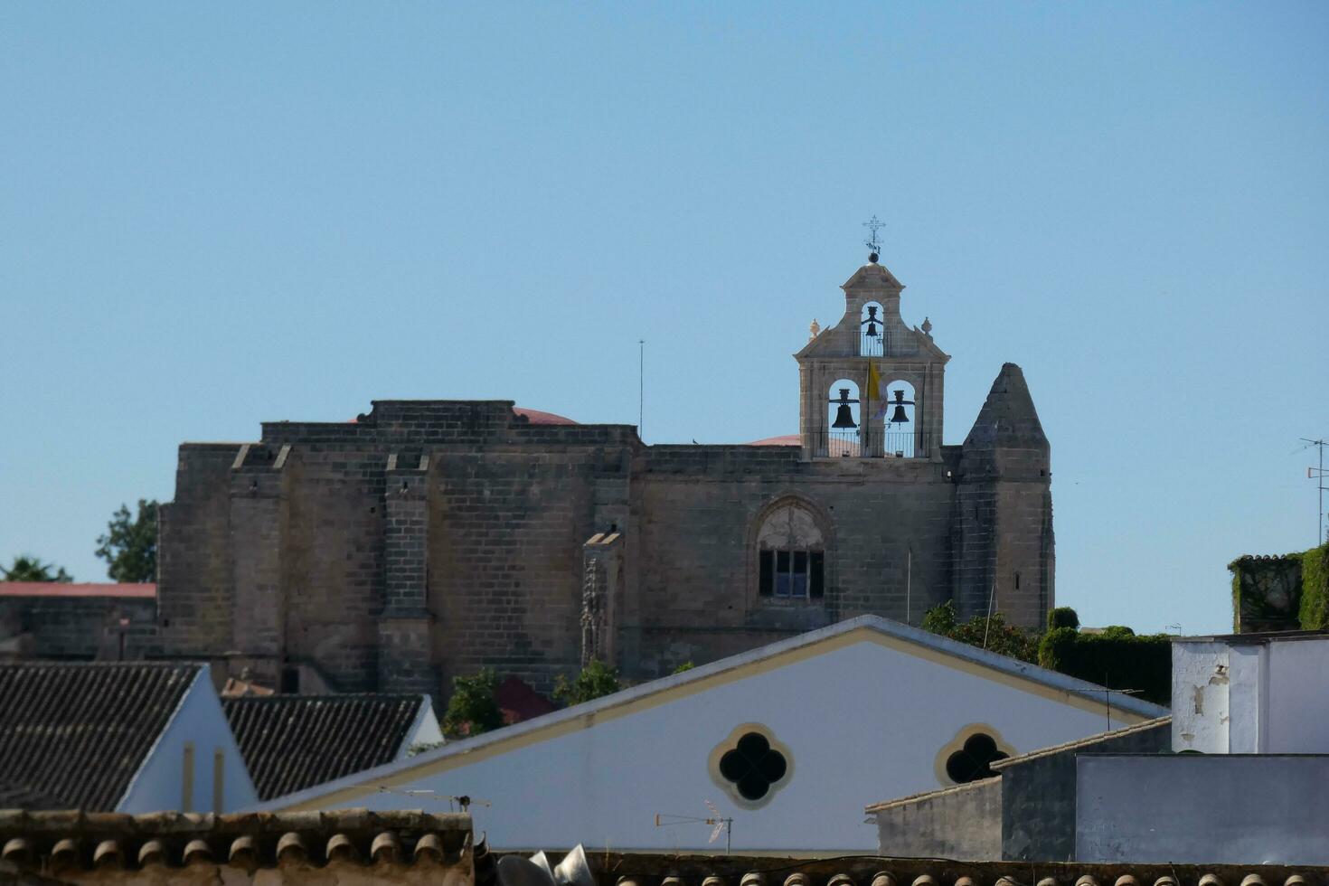 jerez Delaware la frontera, un pequeño y hermosa ciudad muy cerca a el ciudad de cadiz en el región de Andalucía en el sur de España. foto