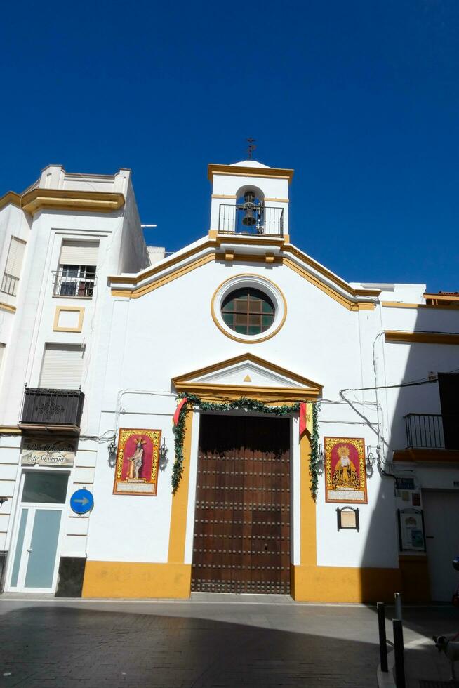 Sanlucar de Barrameda, a pretty village on the coast of Cadiz in southern Spain in the region of Andalusia. photo