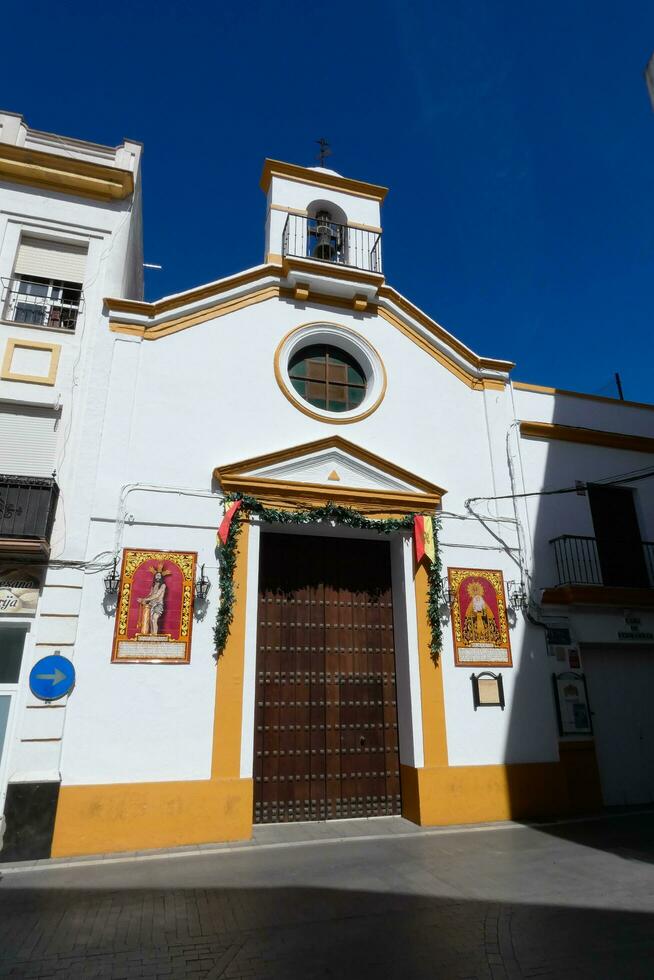 Sanlucar de Barrameda, a pretty village on the coast of Cadiz in southern Spain in the region of Andalusia. photo
