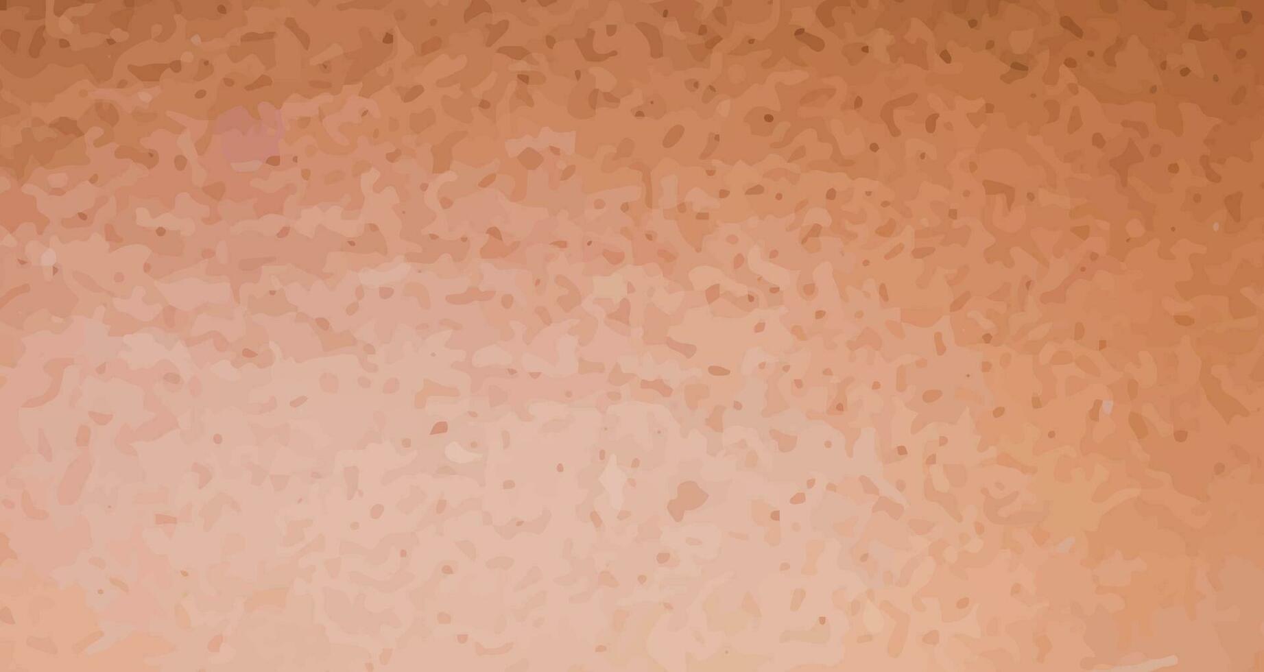 Brown eggshell realistic texture. Beige abstract texture horizontal banner. Stone structure. Old stucco pattern. vector