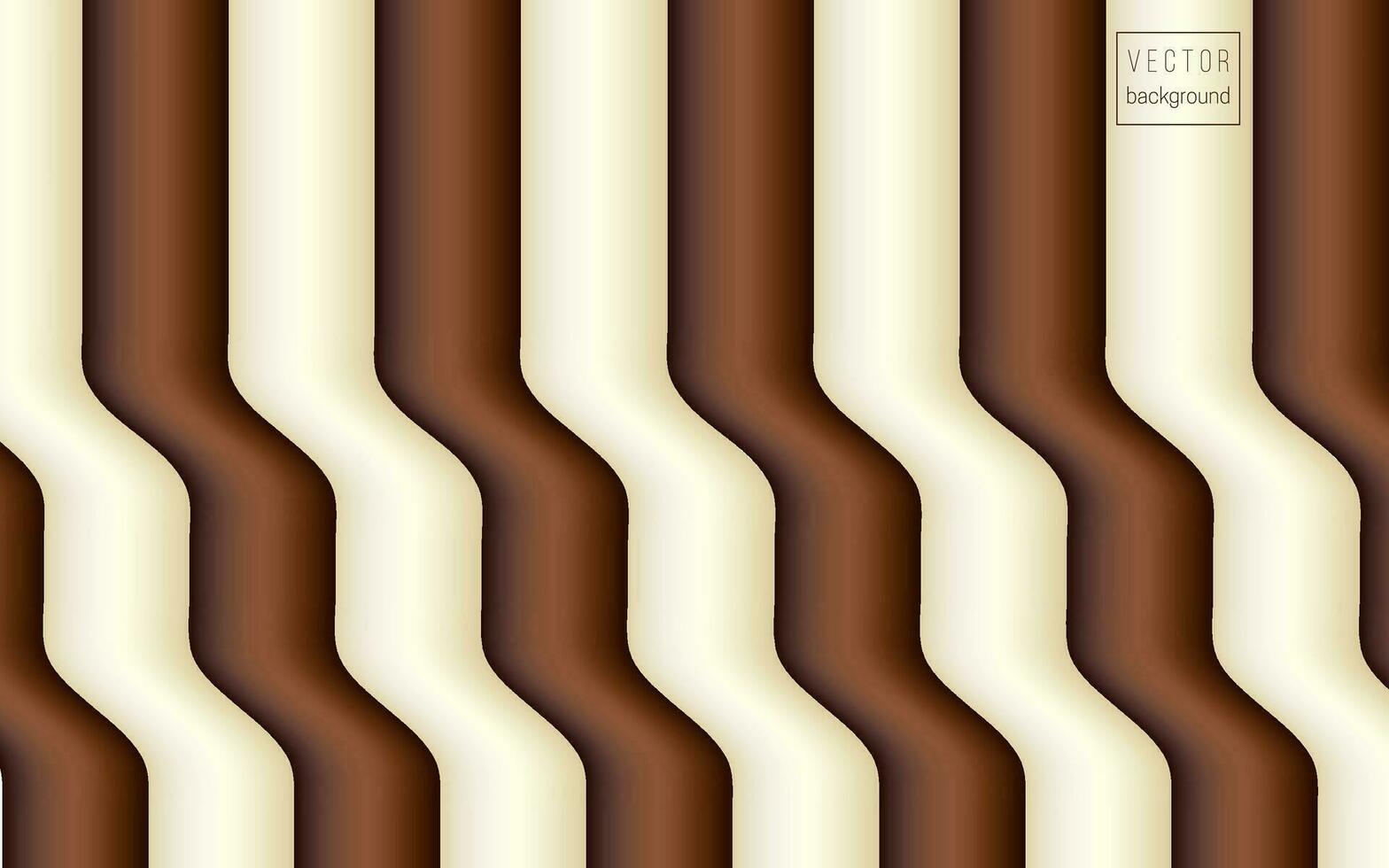 Vector chocolate milk vector background of stripes
