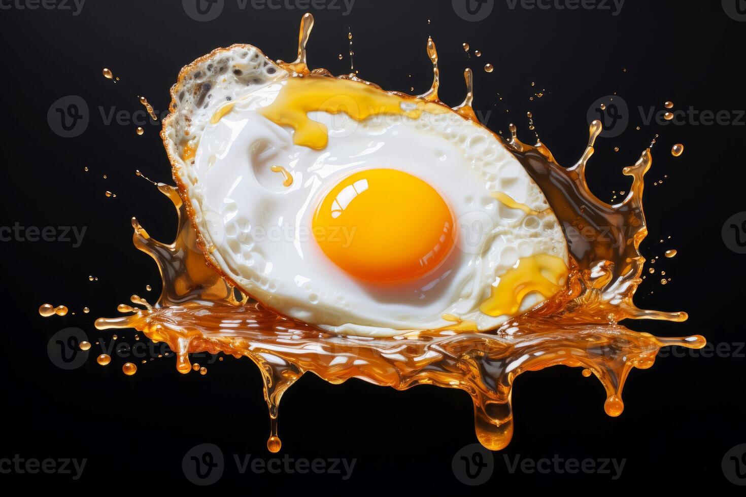 Runny Fried egg. Generate Ai 30769062 Stock Photo at Vecteezy