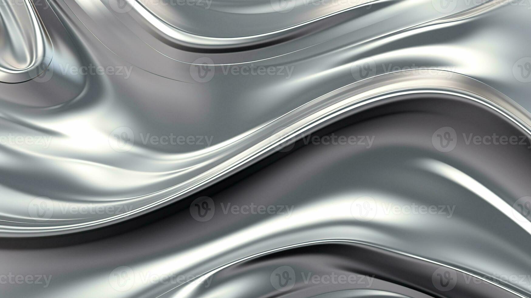 Abstract gray background design. Abstract dynamic wave silver background. AI Generated photo