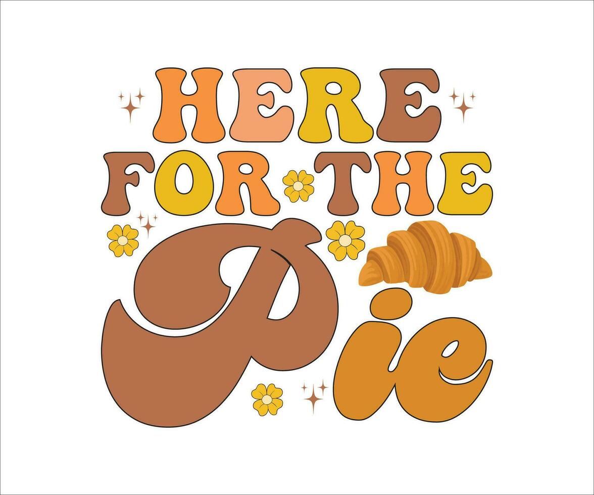 Here for the Pie Sublimation Retro Boo Fall Pumpkin vector