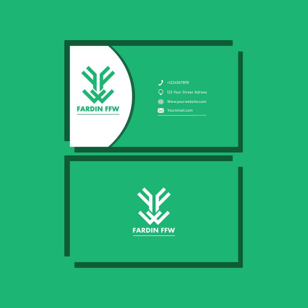 Professional Business Card Template Design vector