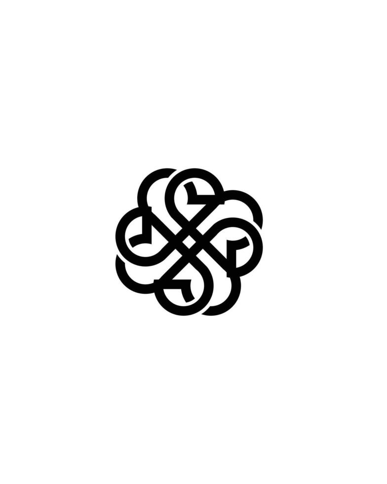 black circle image symbol vector illustration logo design