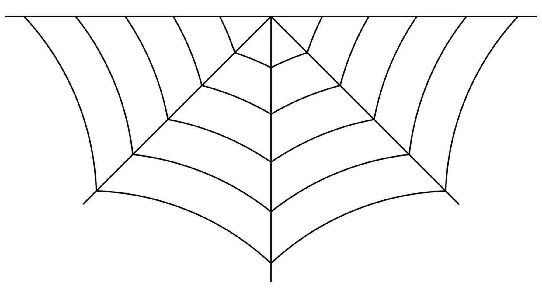 Víspera de Todos los Santos con araña web y arañas vector