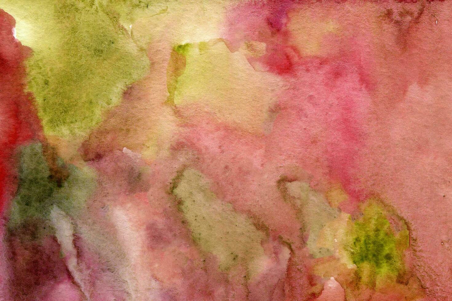 Red yellow watercolor background texture photo