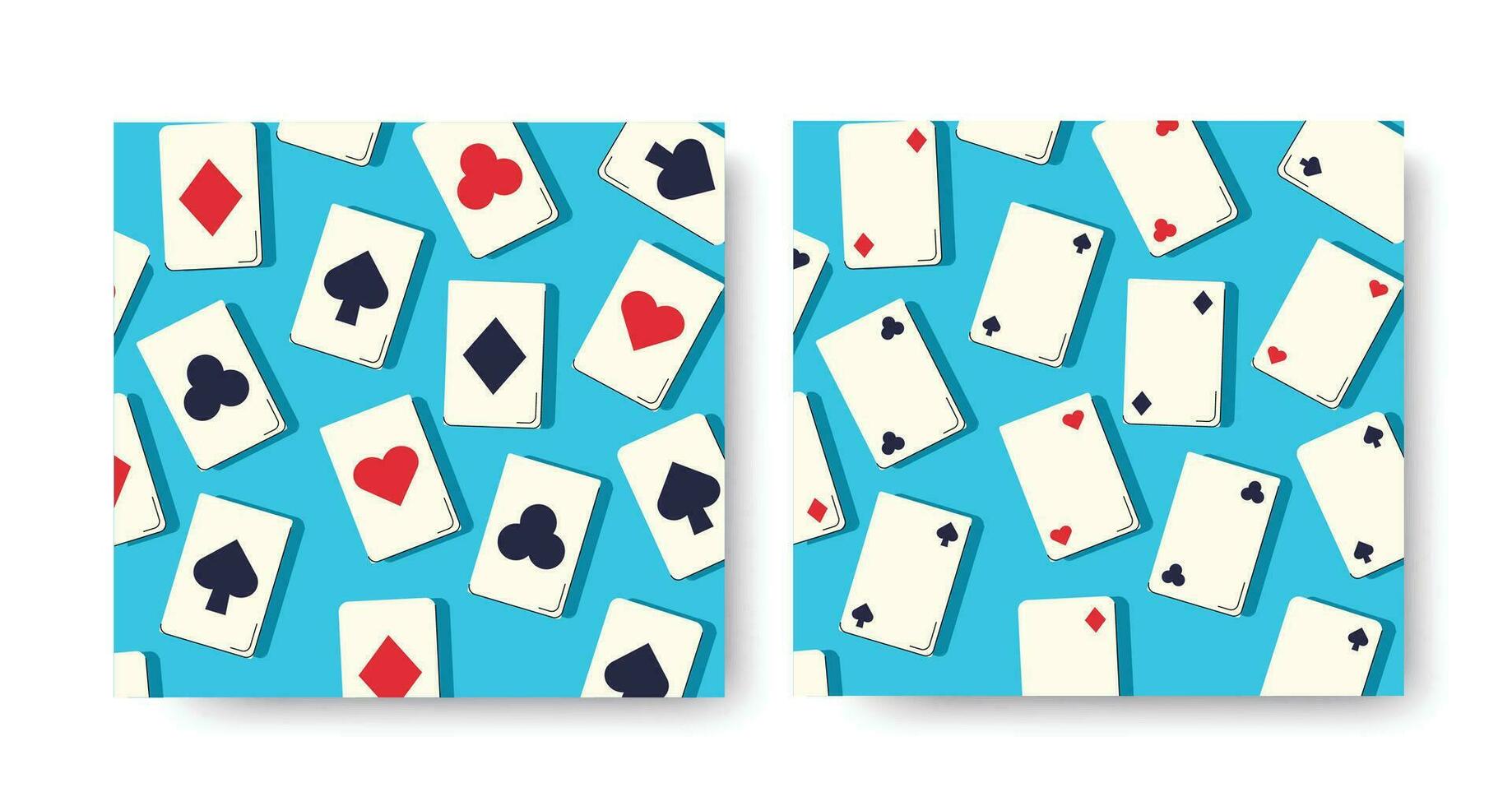 casino jugando tarjetas antecedentes. vector ilustración