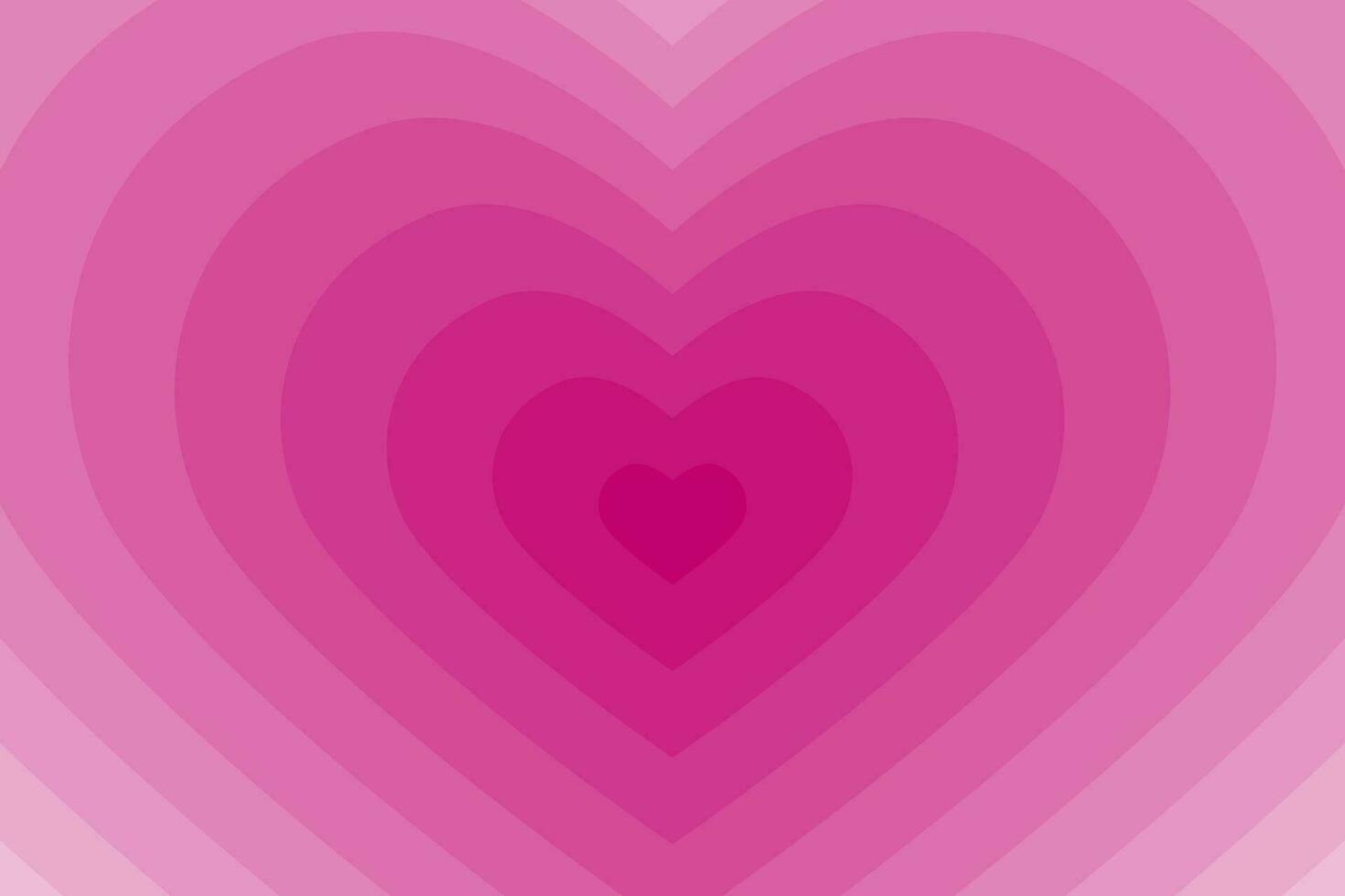 corazón resumen antecedentes. rosado degradado horizontal bandera. san valentin día y amor saludo tarjeta. vector