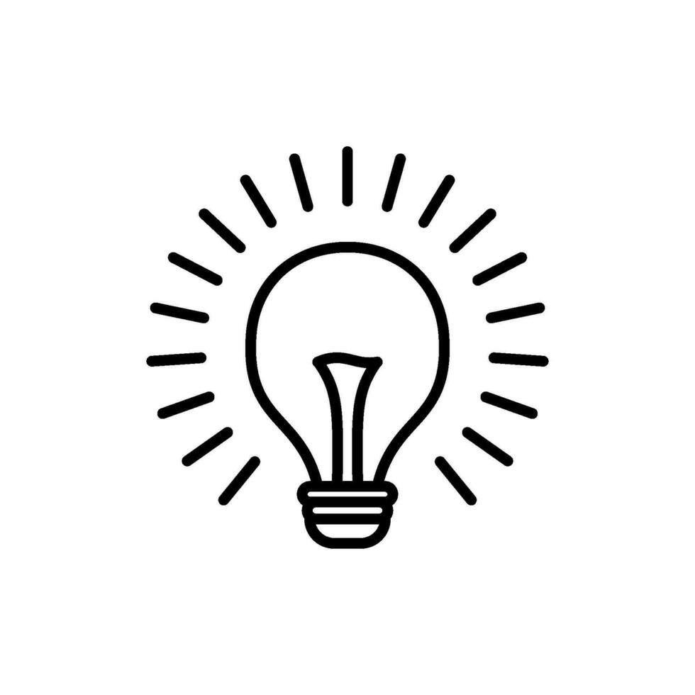 bulb icon vector design templates