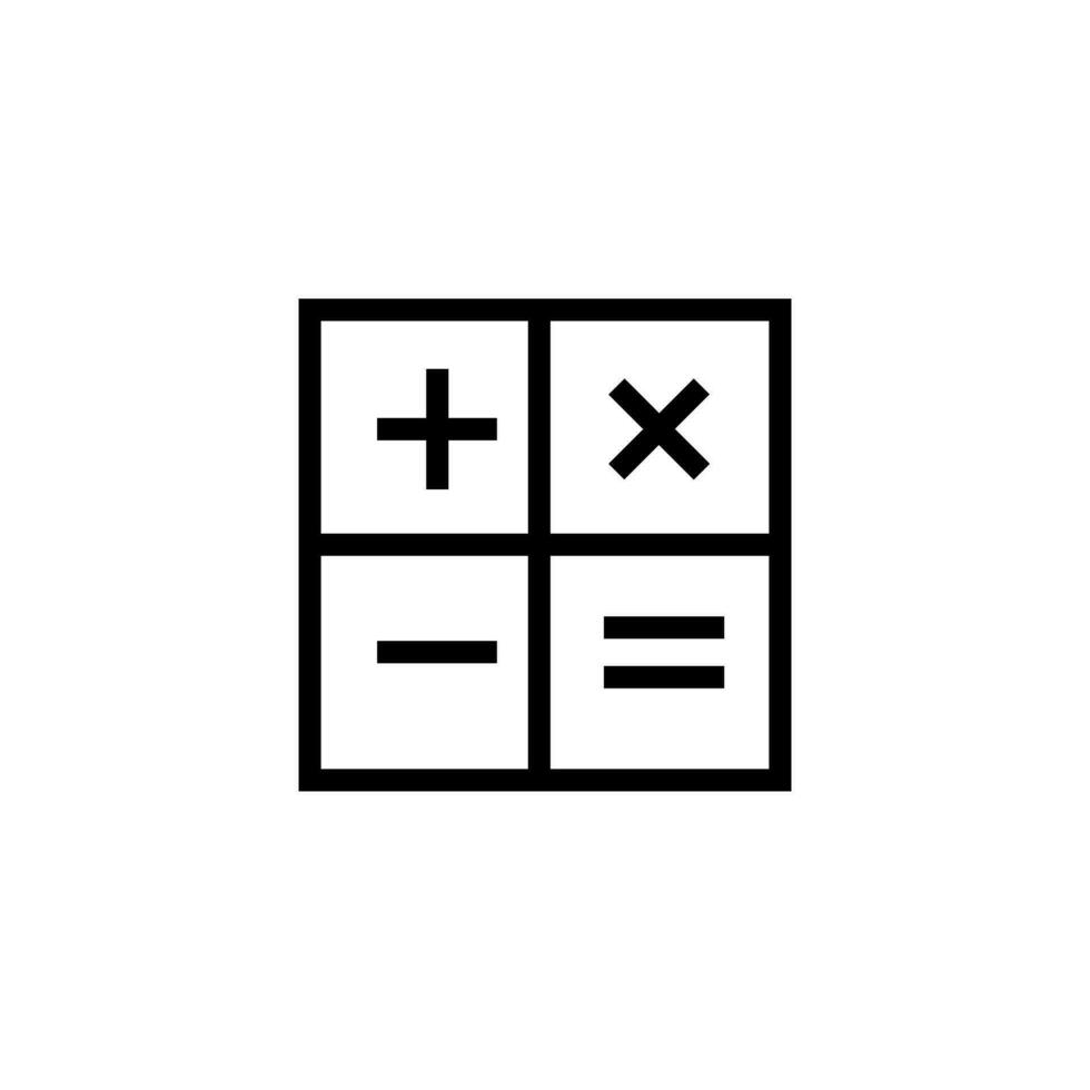 calculator icon vector design templates