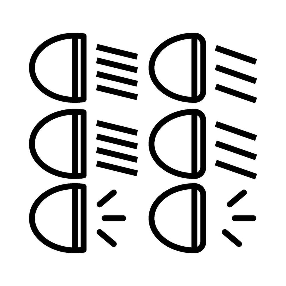 car light icon vector design templates