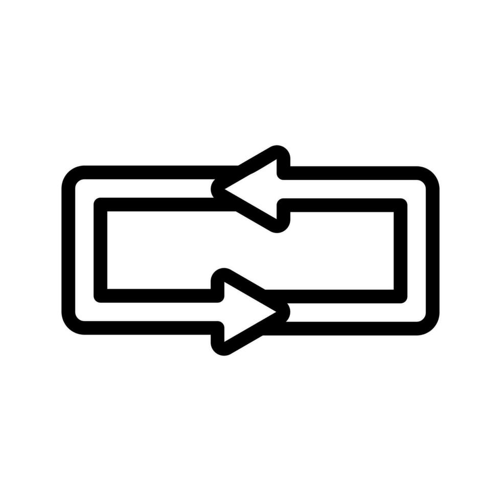 refresh, undo, redo, rotation arrows isolated white background vector