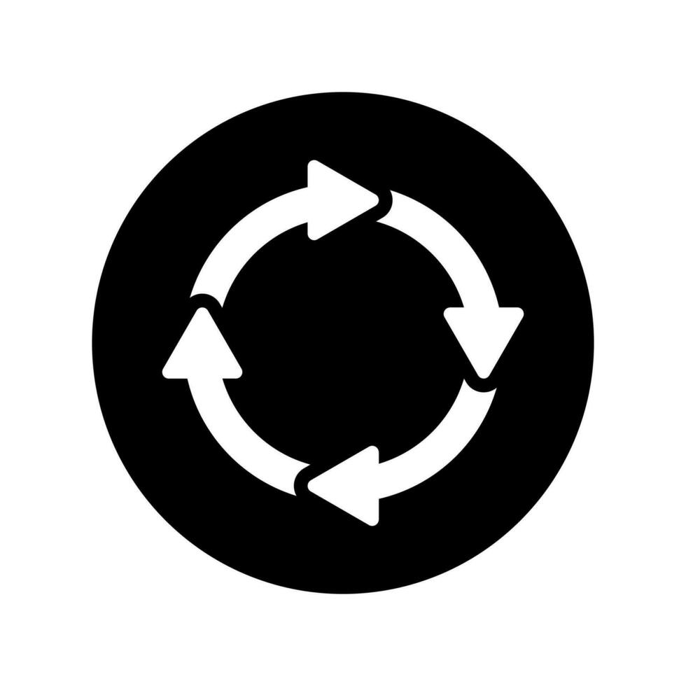 refresh, undo, redo, rotation arrows isolated white background vector