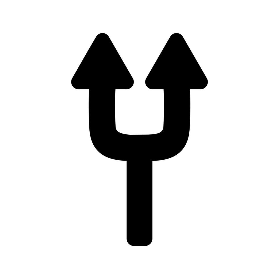 Arrow, two way direction icon. Vector illustration isolated on white background.
