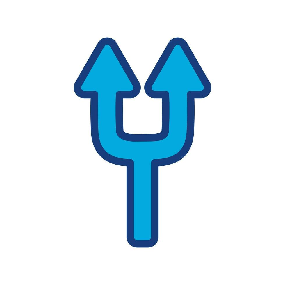 Arrow, two way direction icon. Vector illustration isolated on white background.