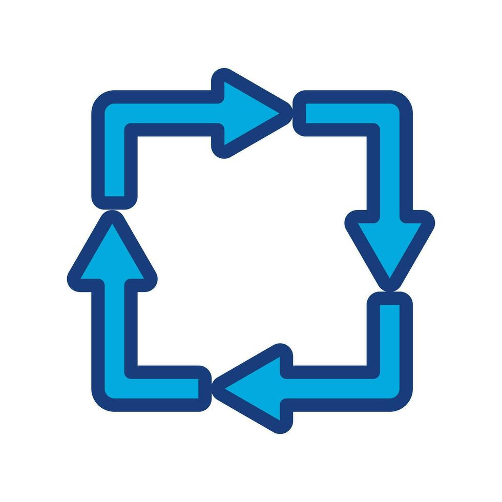 refresh, undo, redo, rotation arrows isolated white background vector