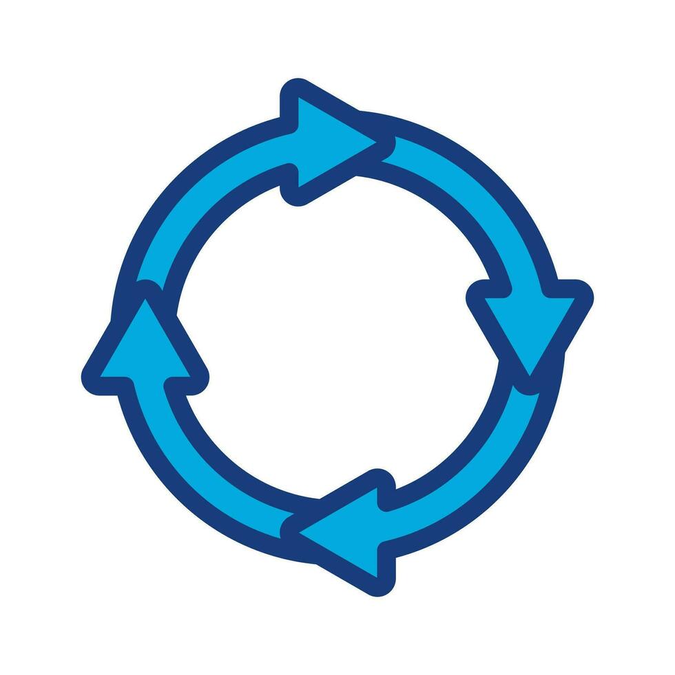refresh, undo, redo, rotation arrows isolated white background vector