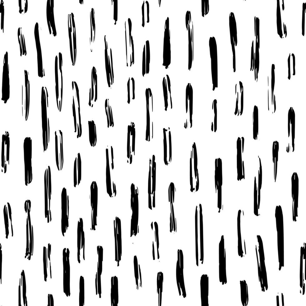 Aesthetic Contemporary printable seamless pattern with abstract line, dot, shape brush stroke in black and white colors. Boho background in minimalist style vector Illustration for wallpaper fabric