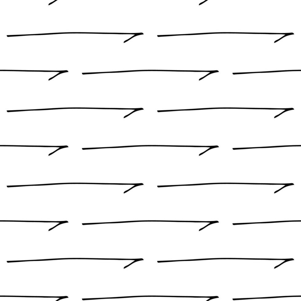 Seamless pattern with doodle arrows vector