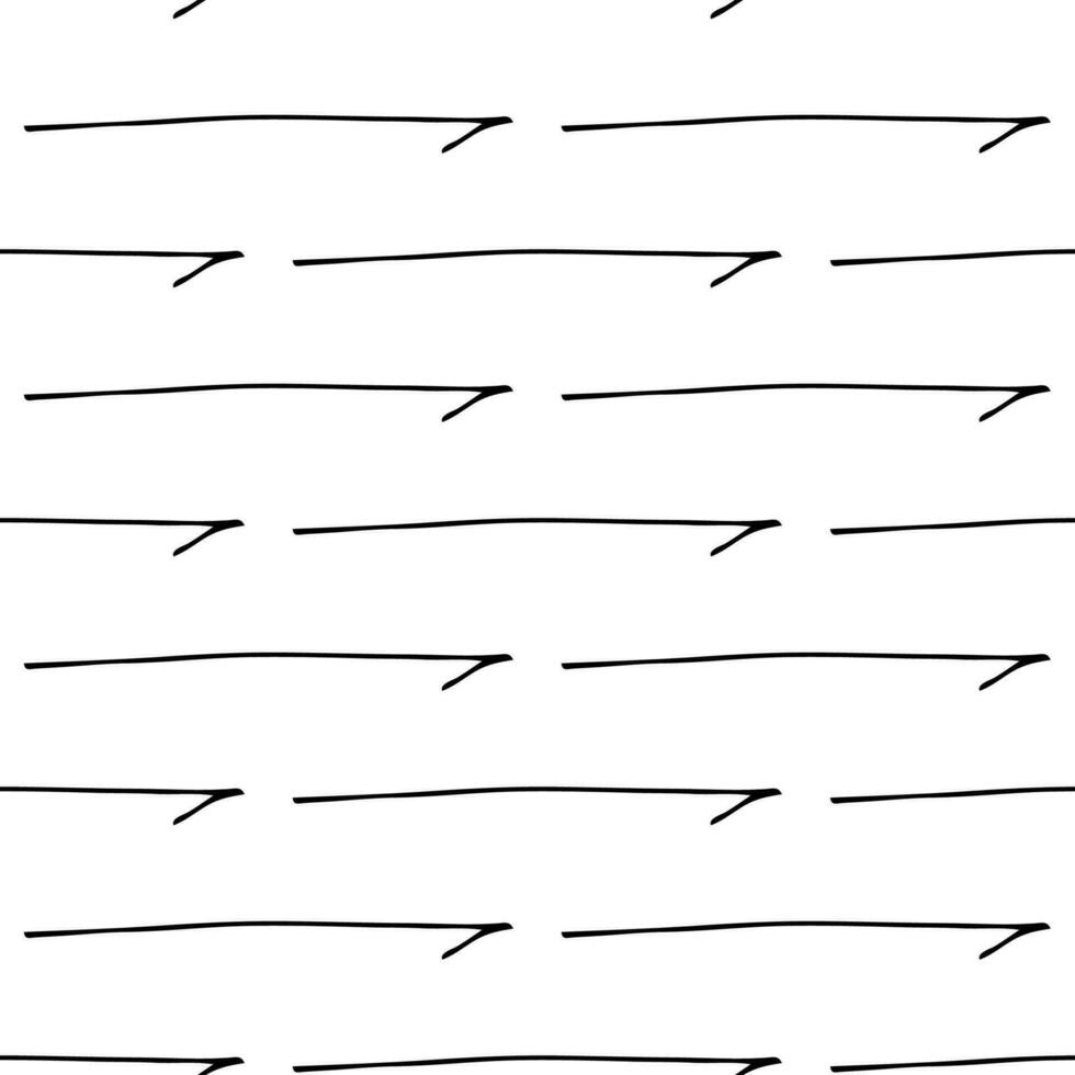 Seamless pattern with doodle arrows vector