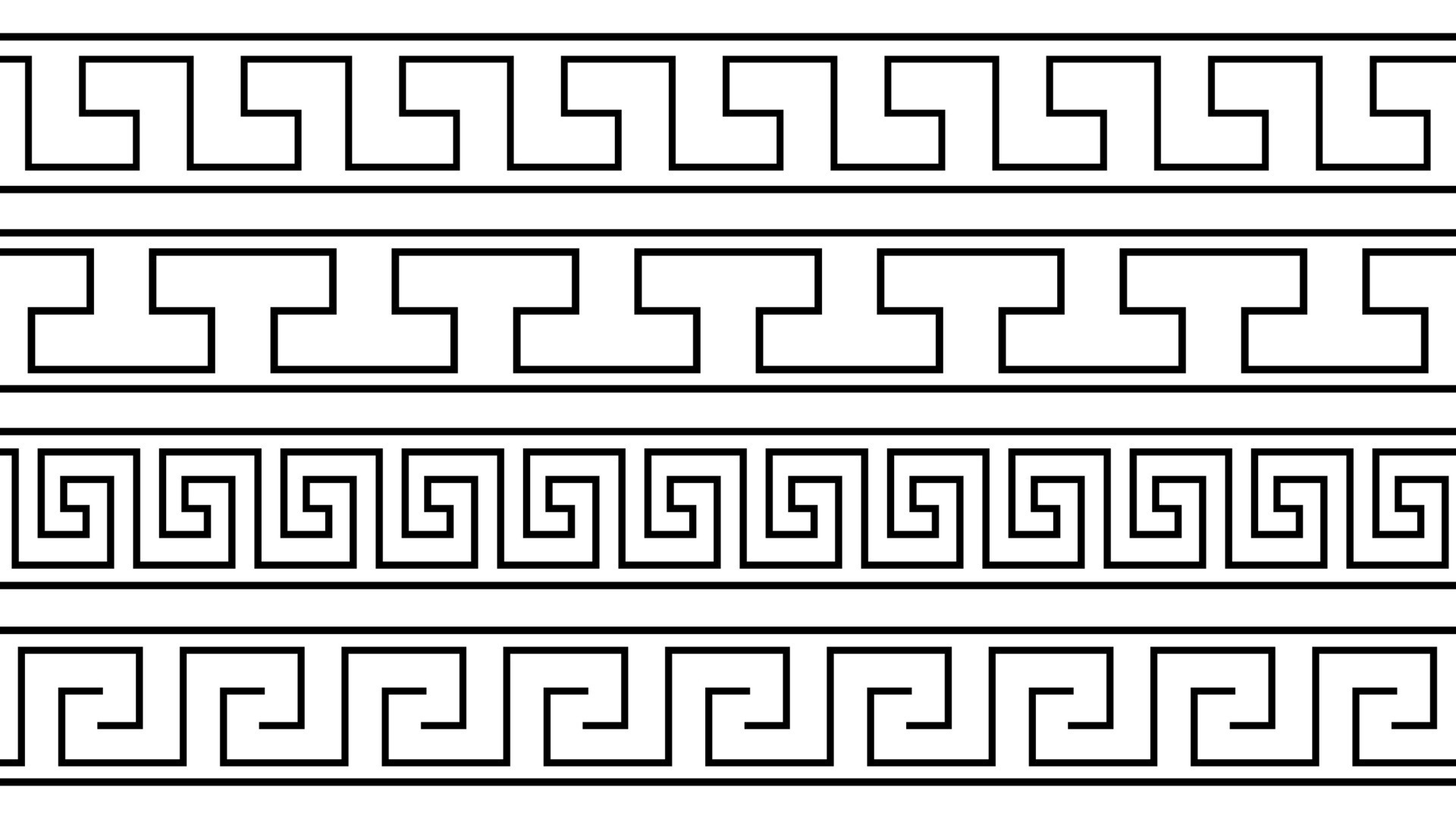 Seamless Greek key patterns 30770402 Vector Art at Vecteezy