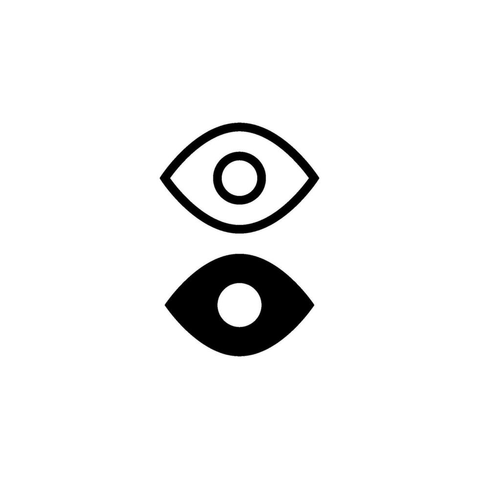 ojo icono diseño vector plantillas
